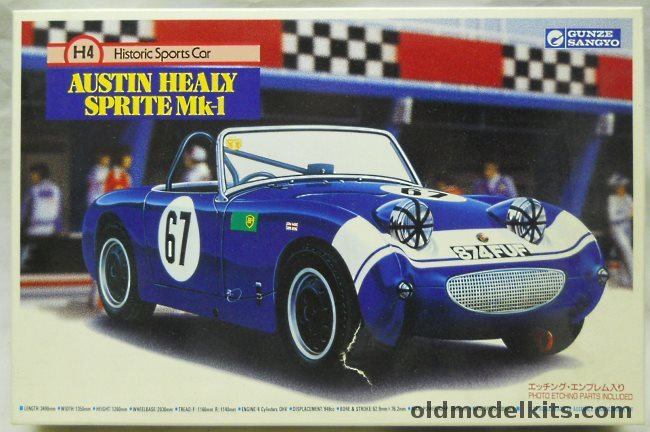 Gunze Sangyo 1/24 Austin Healy Sprite Mk1, G361-1500 plastic model kit